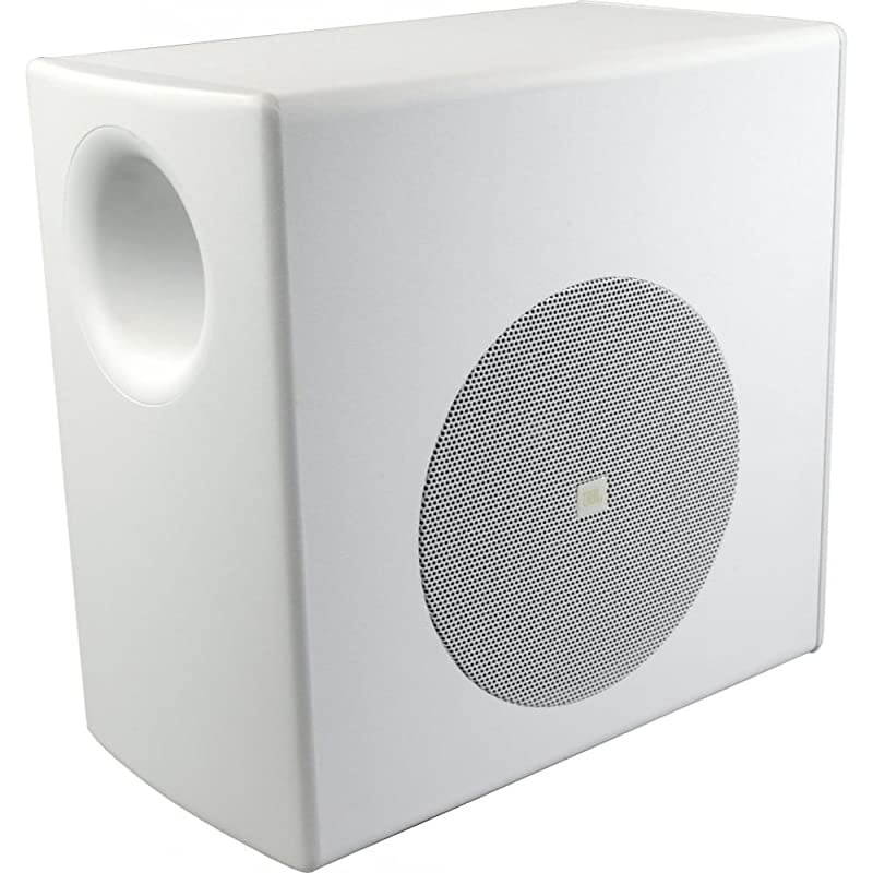 Control 50S/T-WH Surface-Mount Subwoofer for Subwoofer-Satellite Loudspeaker System, White