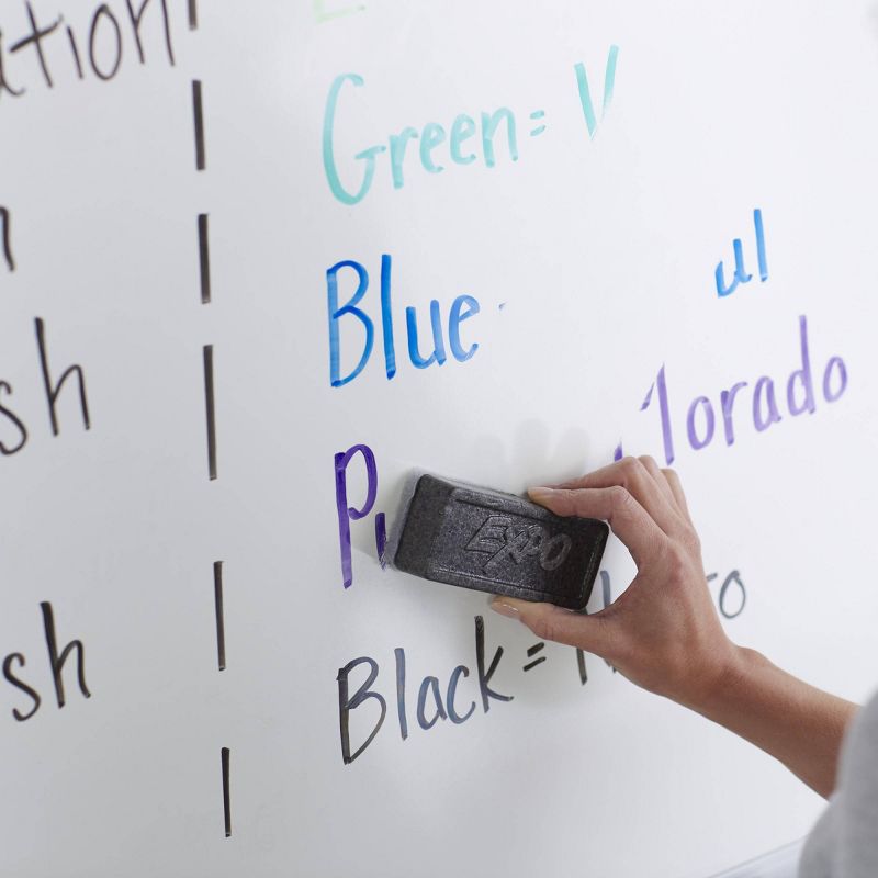 Expo 6pk Dry Erase Marker Starter Set with Eraser, Cleaner Chisel Tip Multicolor