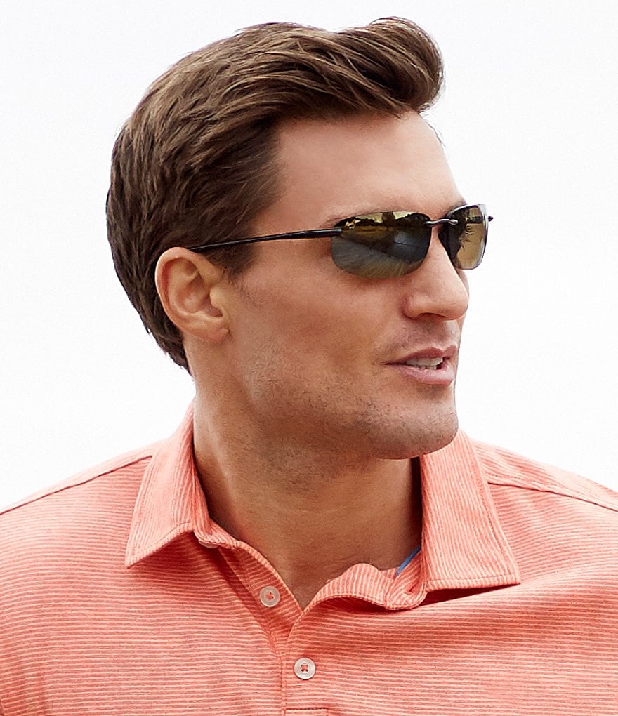Maui Jim Ho'okipa PolarizedPlus2&reg; Rimless 64mm Sunglasses