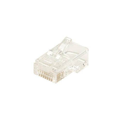 STEREN ELECTRONICS INTL 301-064 MOD TEL PLUG FLAT STRANDED 6P4C 100PK