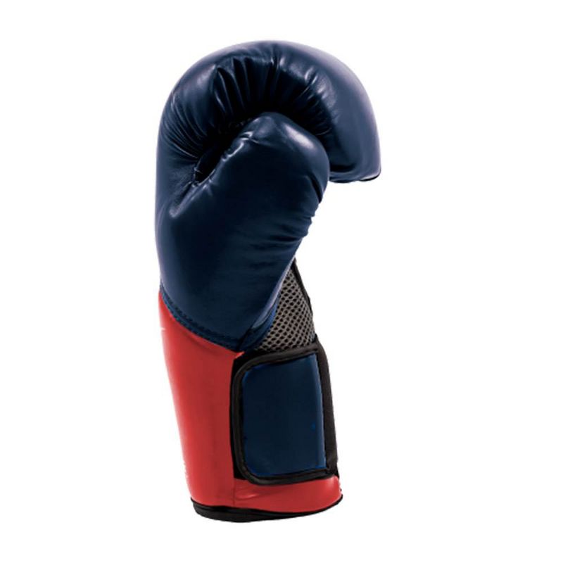 Everlast Pro Style Elite Exercise Workout Training Boxing Gloves for Sparring, Heavy Bag and Mitt Work, Size 16 Ounces Navy/Red