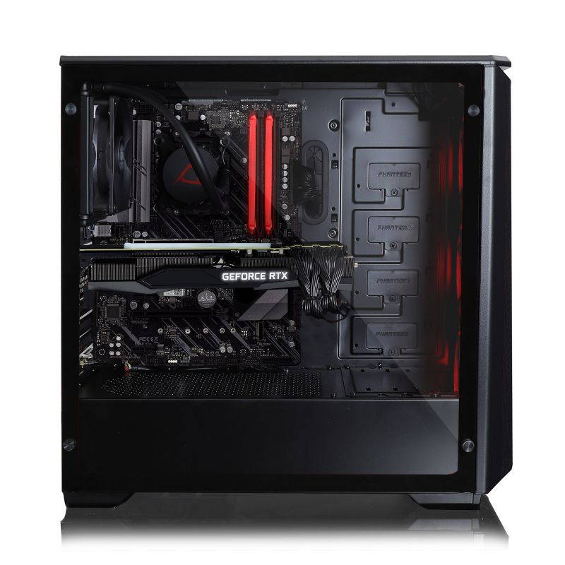 CLX SET Gaming Desktop - Liquid Cooled AMD Ryzen 5 5600X 3.7GHz 6-Core Processor, 32GB DDR4 Memory, GeForce RTX 3060 Ti 8GB GDDR6 Graphics, 960GB SSD, 4TB HDD, WiFi, Windows 10 Home 64-bit