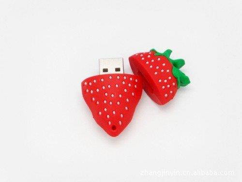 D-CLICK TM 4GB/8GB/16GB/32GB/64GB/Cool USB High speed Flash Memory Stick Pen Drive Disk (32GB, Strawberry)