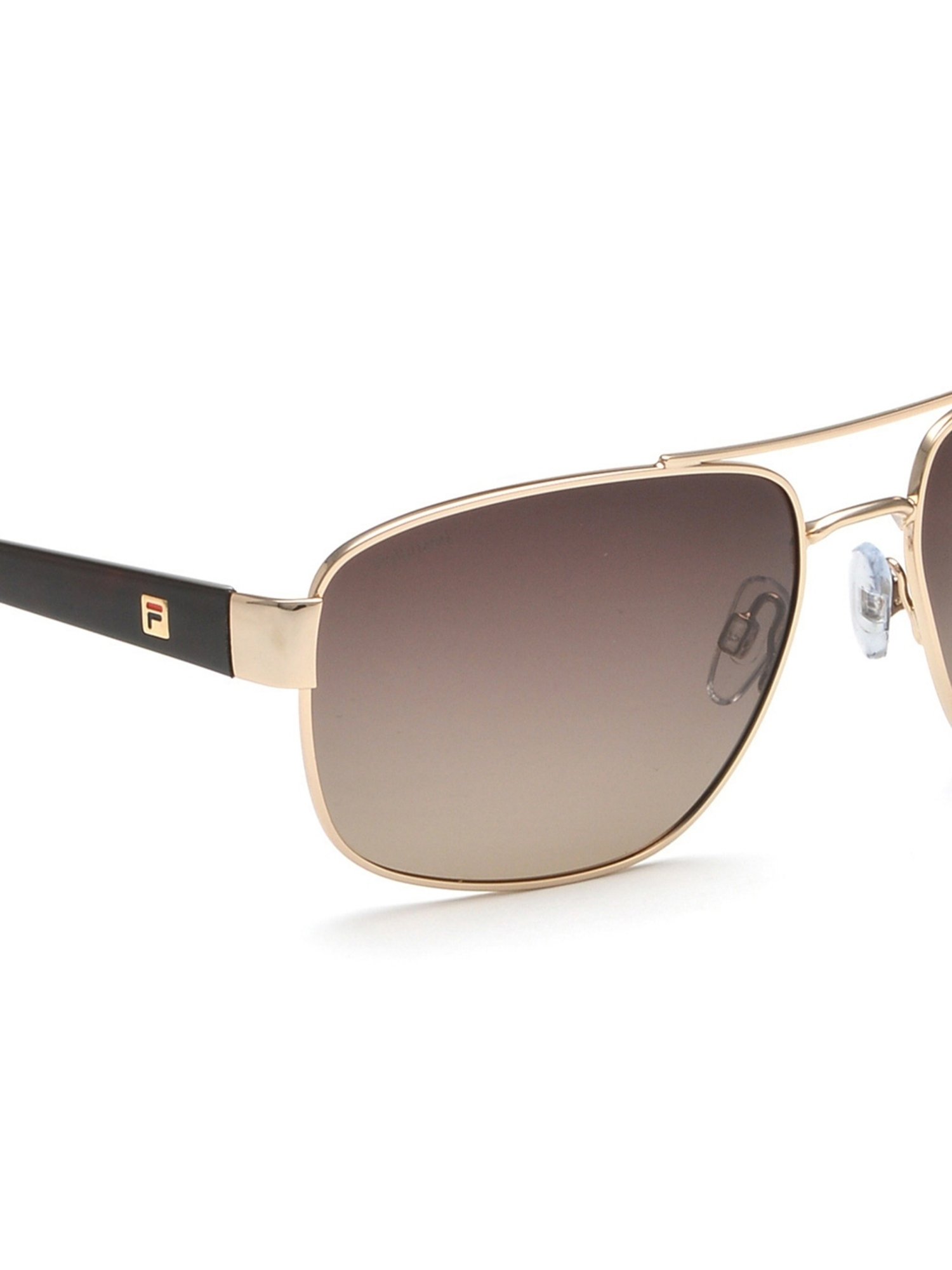 Fila Brown Square Sunglasses for Men