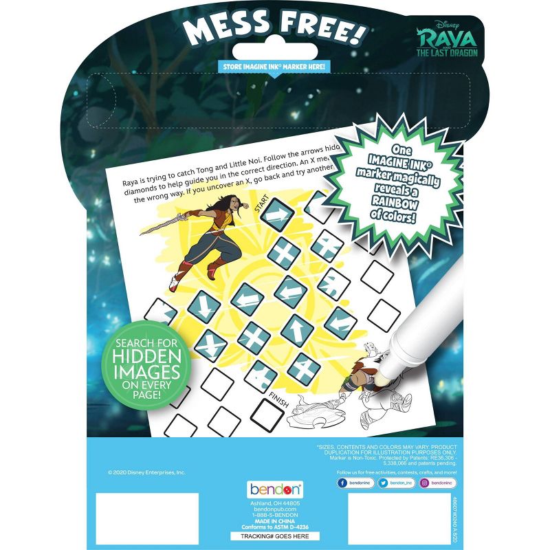 Raya and The Last Dragon Imagine Ink Book