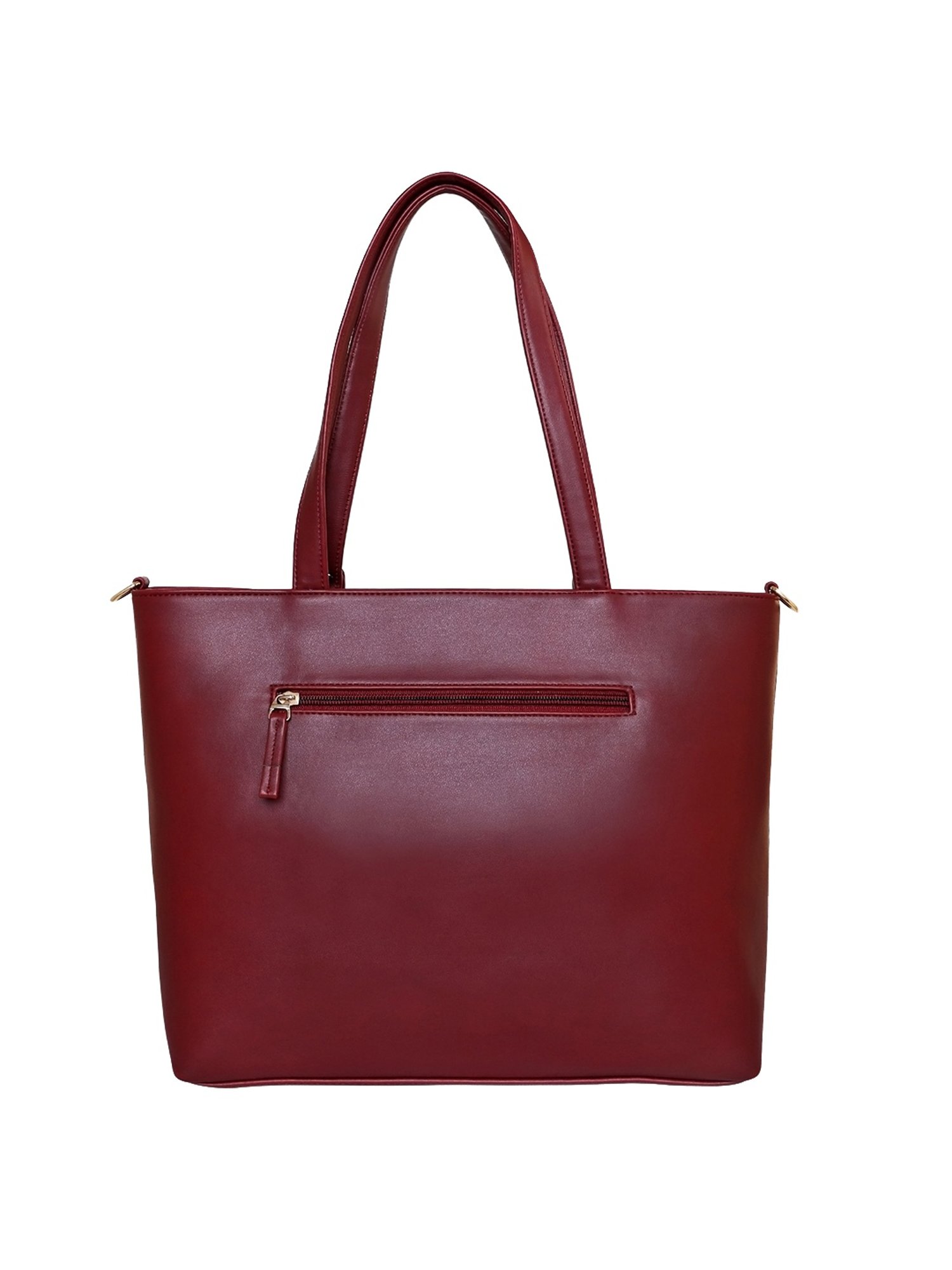 Giordano Brick Red Solid Medium Shoulder Handbag