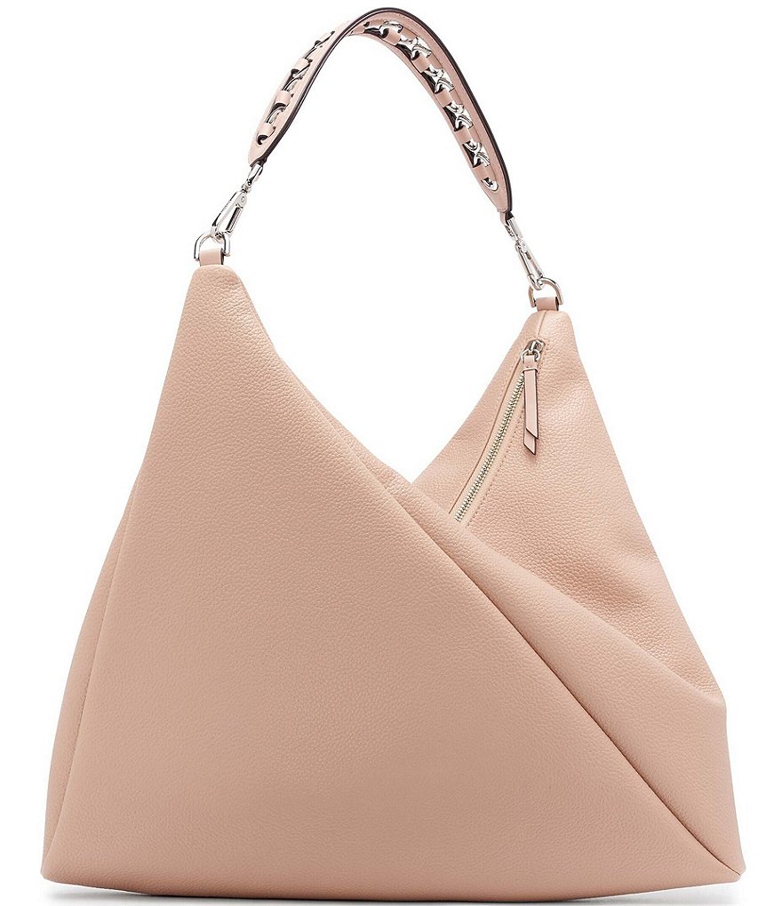 Calvin Klein Ivy Linen Python Hobo Bag