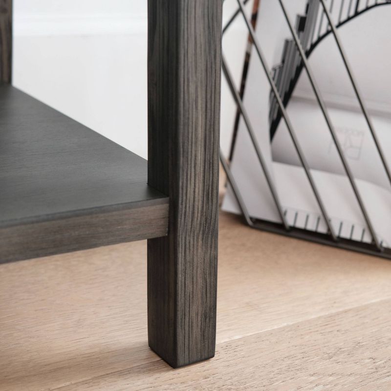 Kaylee Wood Console Table Gray - Abbyson Living