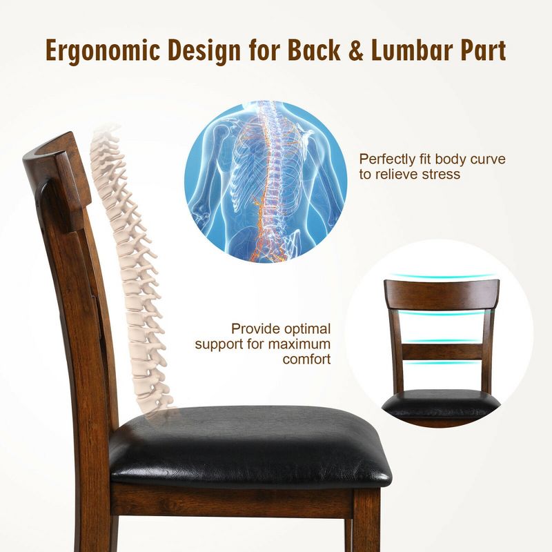 Ladder Barstool Seat Black - Riverstone Furniture Collection