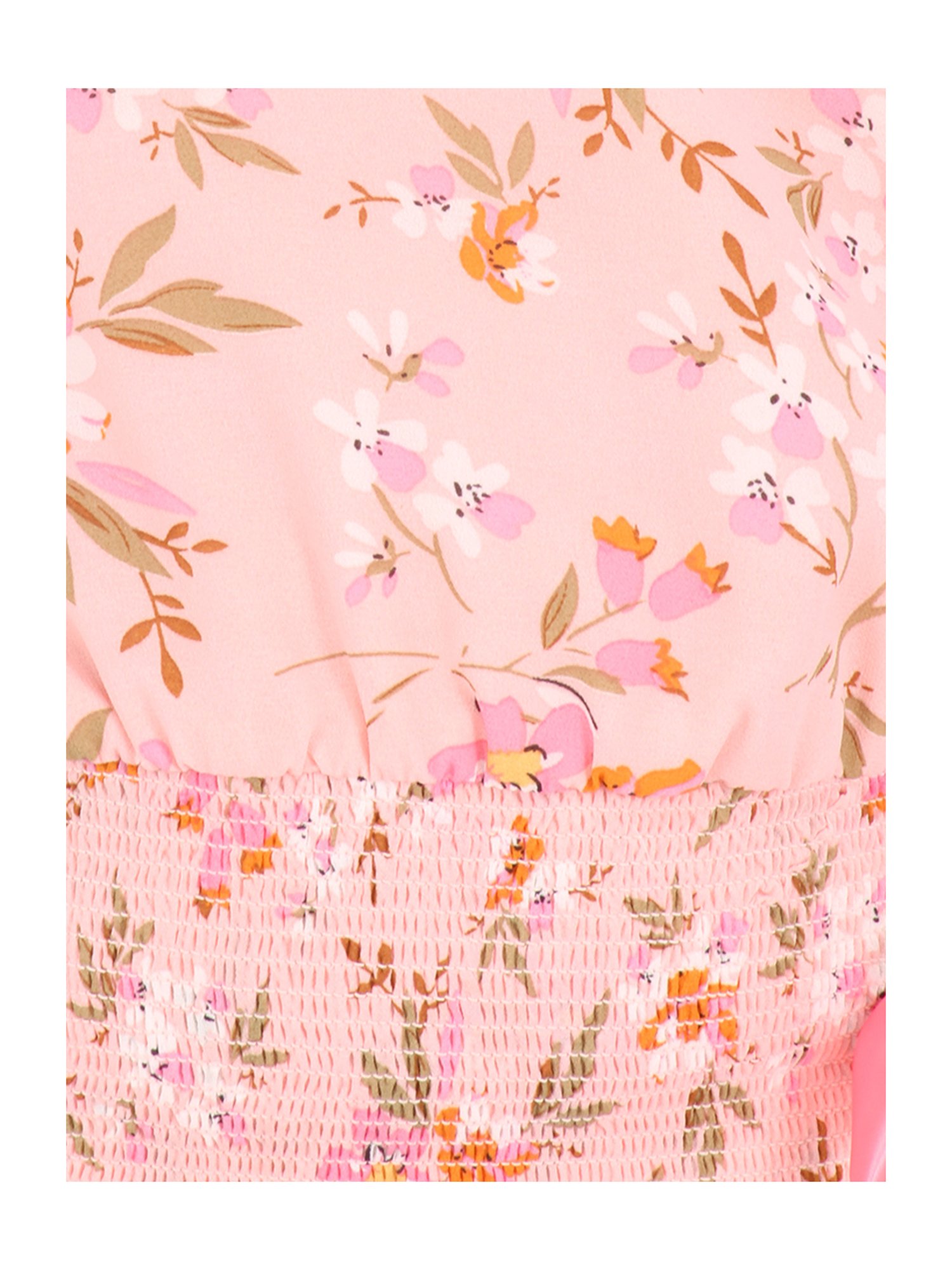 Cutecumber Kids Pink Floral Print Top