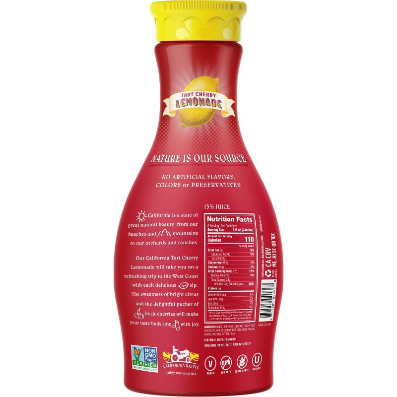 Califia Farms Tart Cherry Lemonade Juice - 48 fl oz