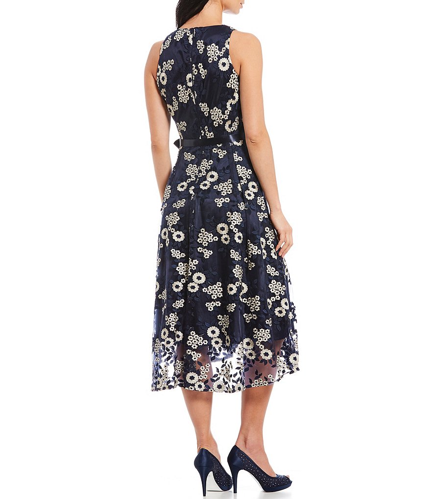 Le Bos 3-Piece Embroidered Trim Duster Pant Set