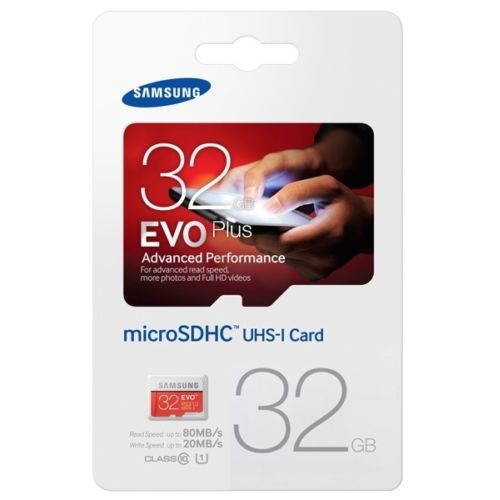 SAMSUNG EVO Plus 32GB microSDHC Memory Card Model MB-MC32G UHS-I/U1 Speed Up to 95MB/s