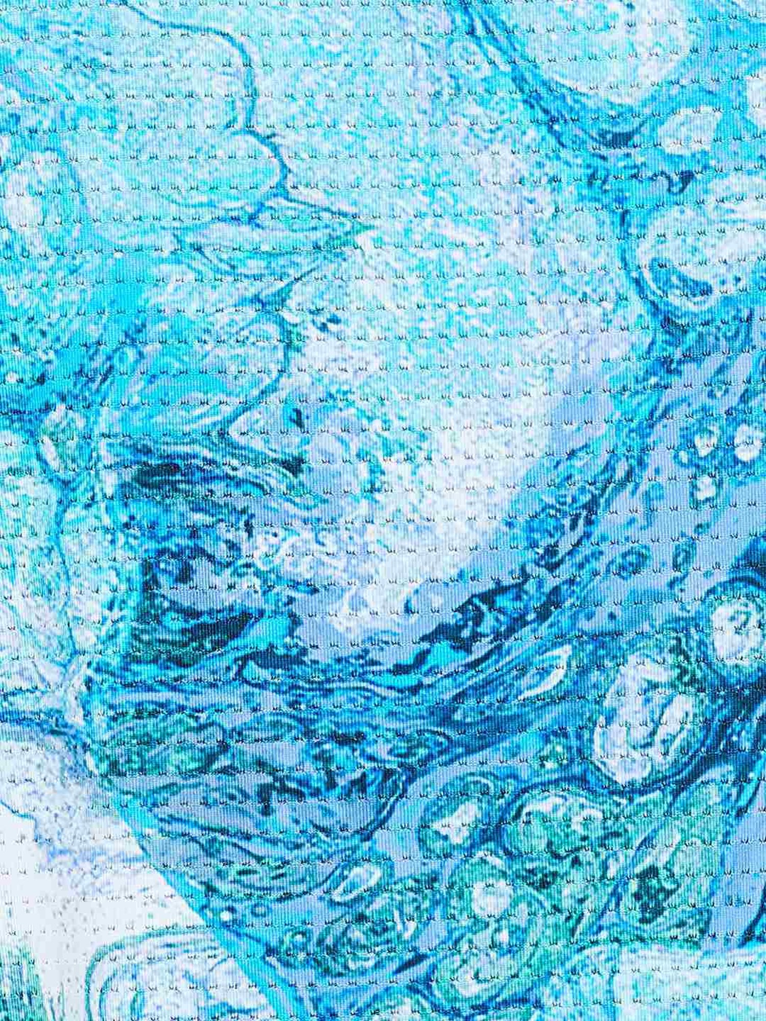 KAPPA Blue Regular Fit Printed T-Shirt