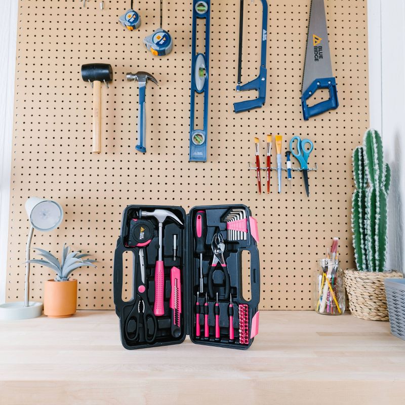 Blue Ridge Tools 40pc Household Tool Pink