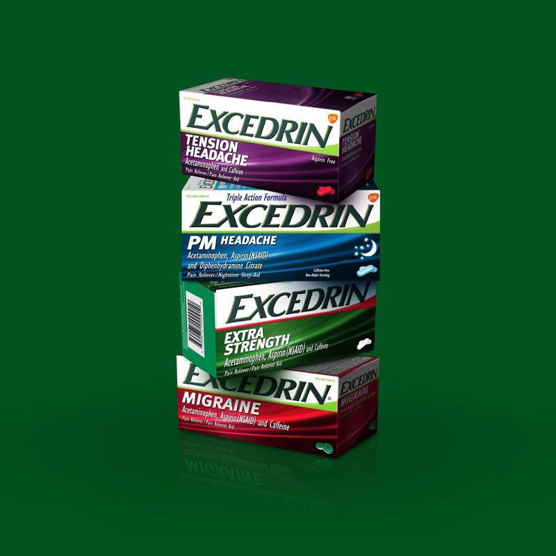 Excedrin Tension Head Ache Pain Reliever Caplets - Acetaminophen - 100ct