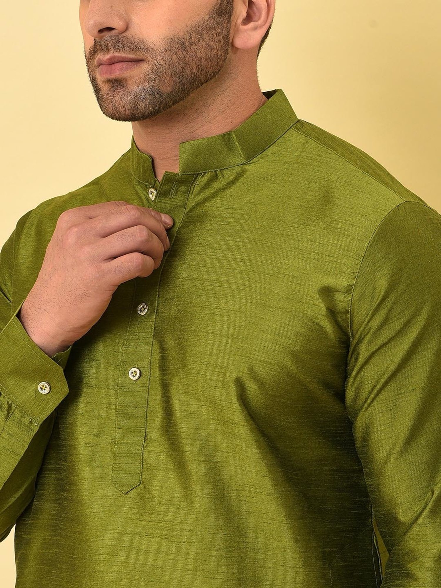 Hangup Green Regular Fit Kurta & Patiala Set
