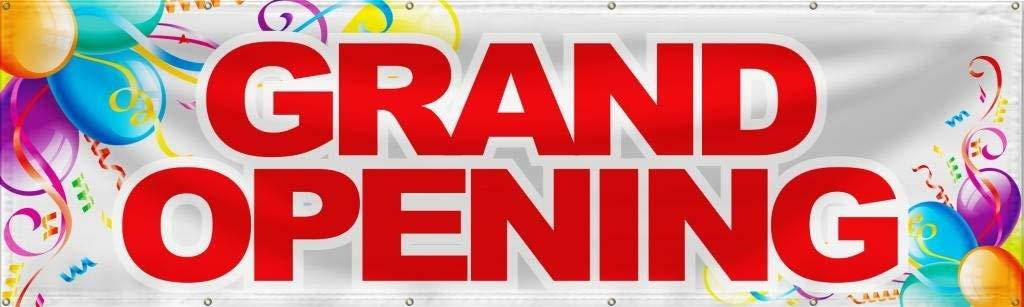 Wall26 Grand Opening Banner Sign Store Signs Flag - 36x120