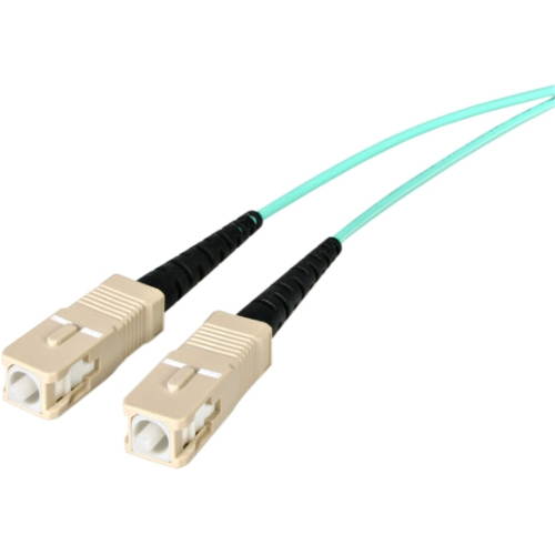 StarTech.com A50FBLCSC1 3.28 ft. Multimode 50/125 Duplex LSZH Fiber Patch Cable LC - SC