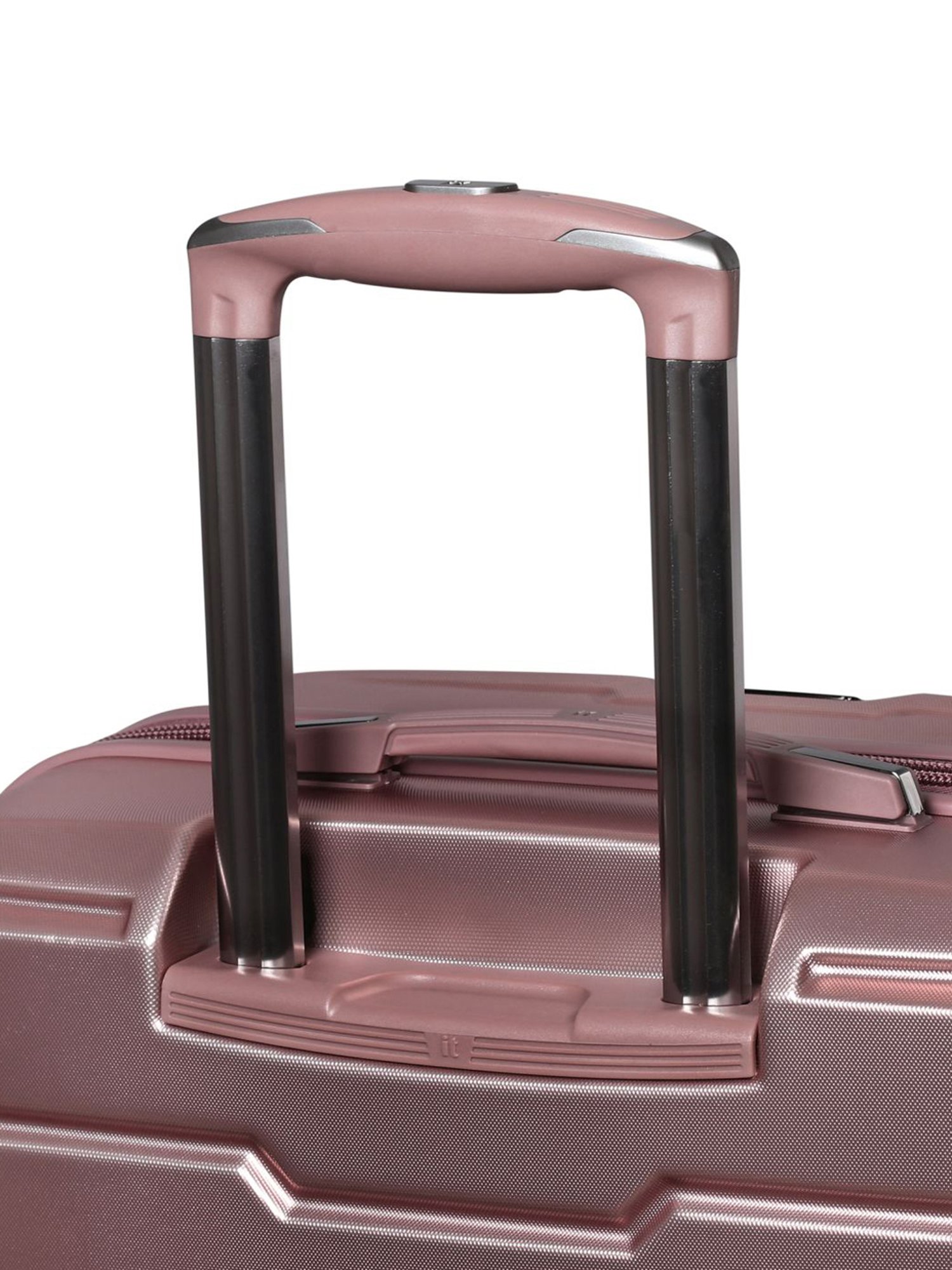it luggage Prosperous Metalic Pink Large -28 inches Expandable Hardsided Trolley Bag with TSA Lock
