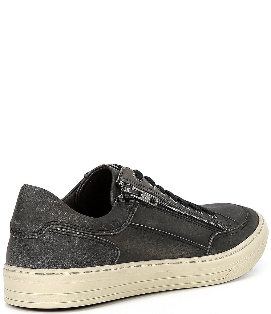 Flag LTD. Men's Vulcon Zip Lo Leather Sneakers