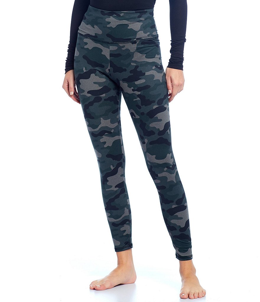 JALA Double Brushed Jersey Camouflage High Waist Lounge Leggings
