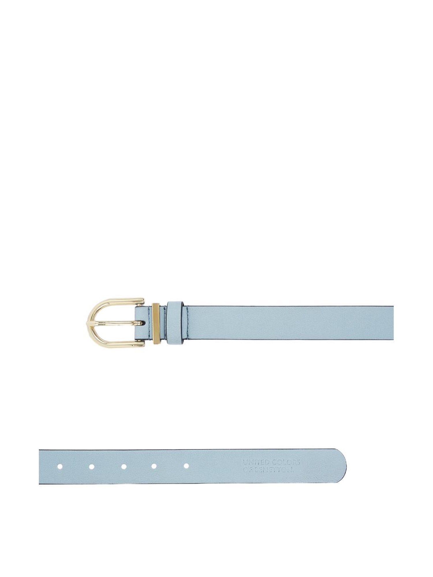 United Colors of Benetton Haven Blue Narrow Belt for Women