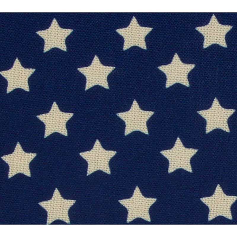 Décor Therapy 20"x20" Heart Flag Reversible Plaid Printed Faux Linen Throw Pillow Blue