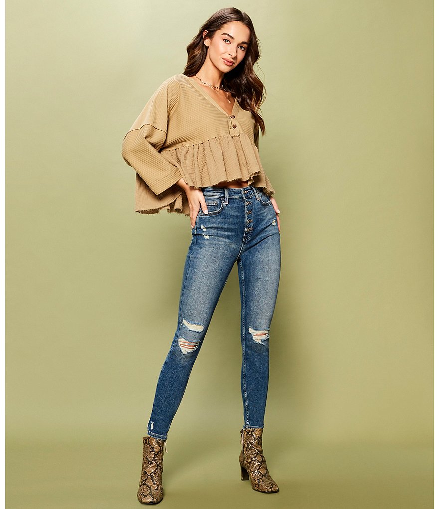 Free People Sabrina Super Skinny Jeans