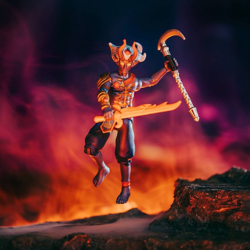 Roblox Imagination Collection - Bec the Fire God Figure Pack (Includes Exclusive Virtual Item)
