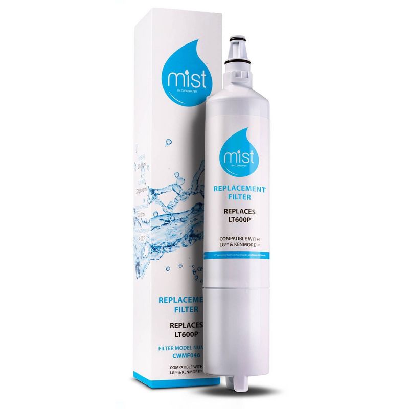 Mist LG LT600P Compatible with LT600P, 5231JA2006A, Kenmore 9990, 46-9990 Refrigerator Water Filter (3pk)