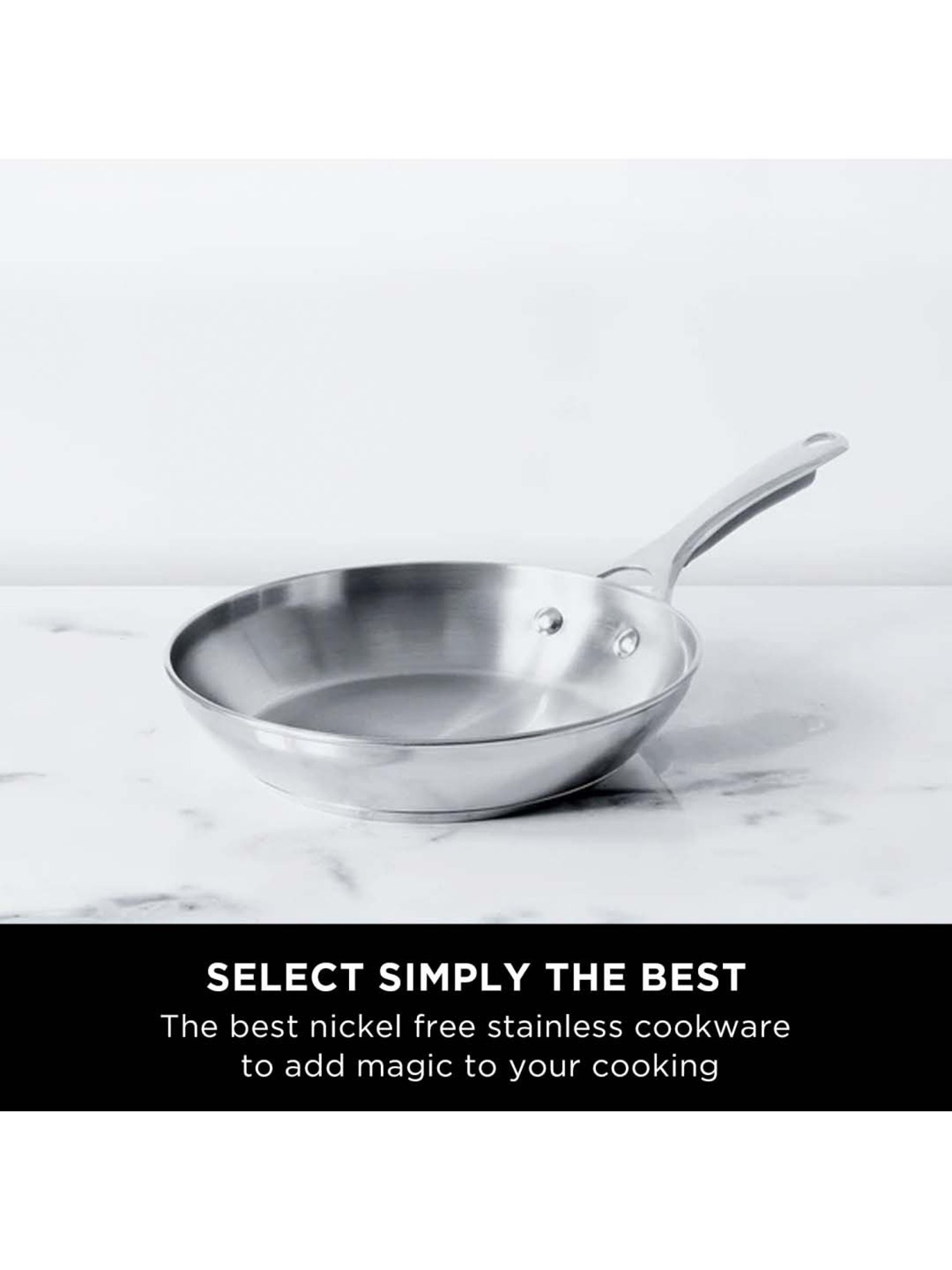 Meyer Select Stainless Steel Frypan 24cm (Induction & Gas Compatible)