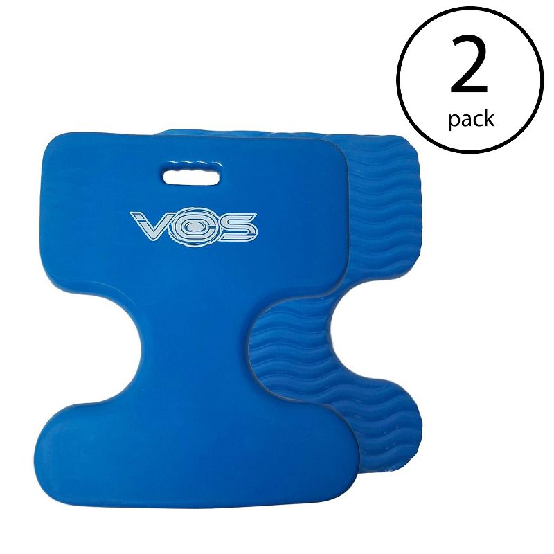 Vos Oasis Water Saddle Swimming Pool Float Lounge Seat for Adults & Kids, Made with UV Resistant Foam for Floating, Capri Blue (2 Pack)
