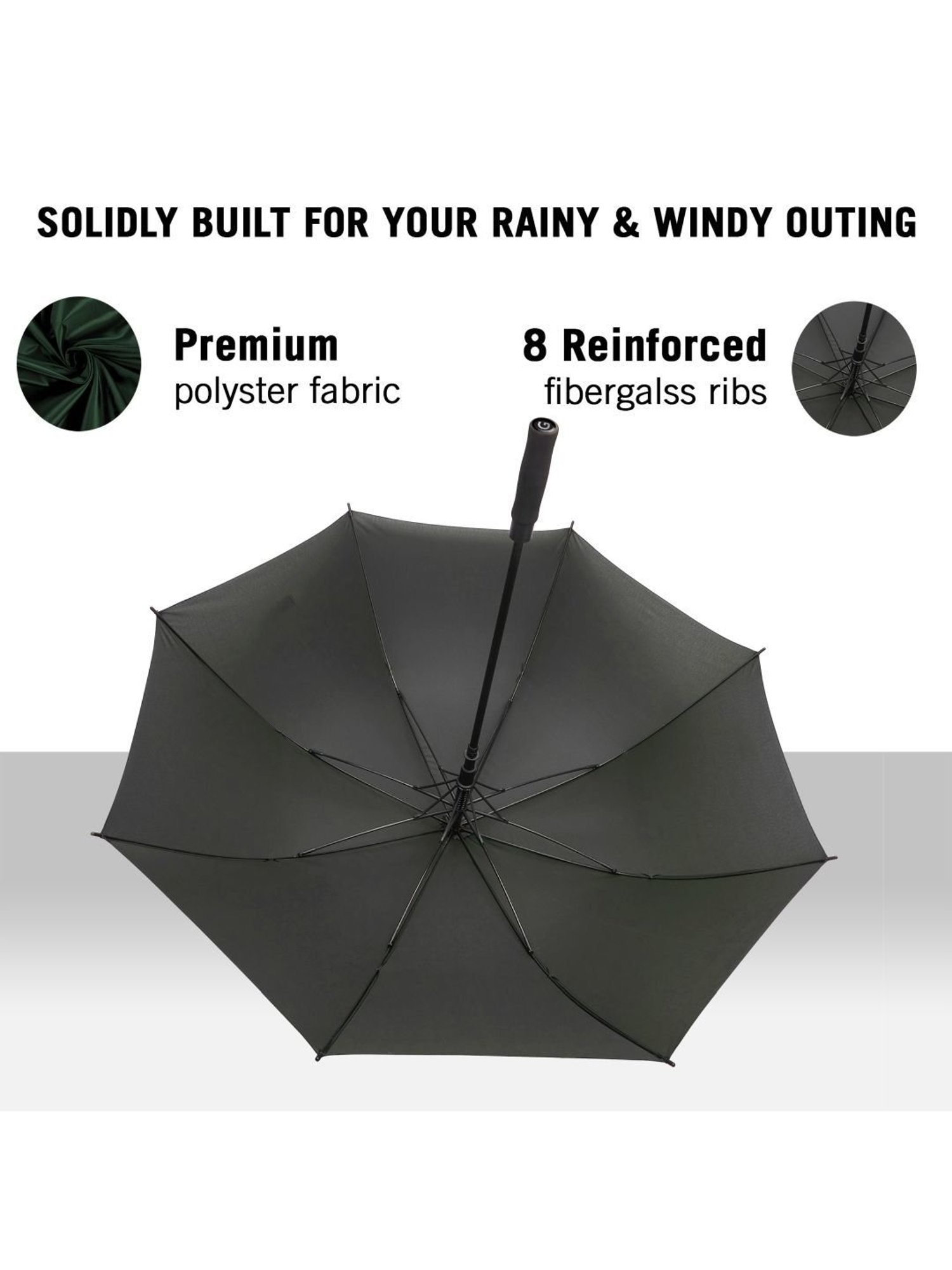 Giordano Automatic UV Protection Green Umbrella