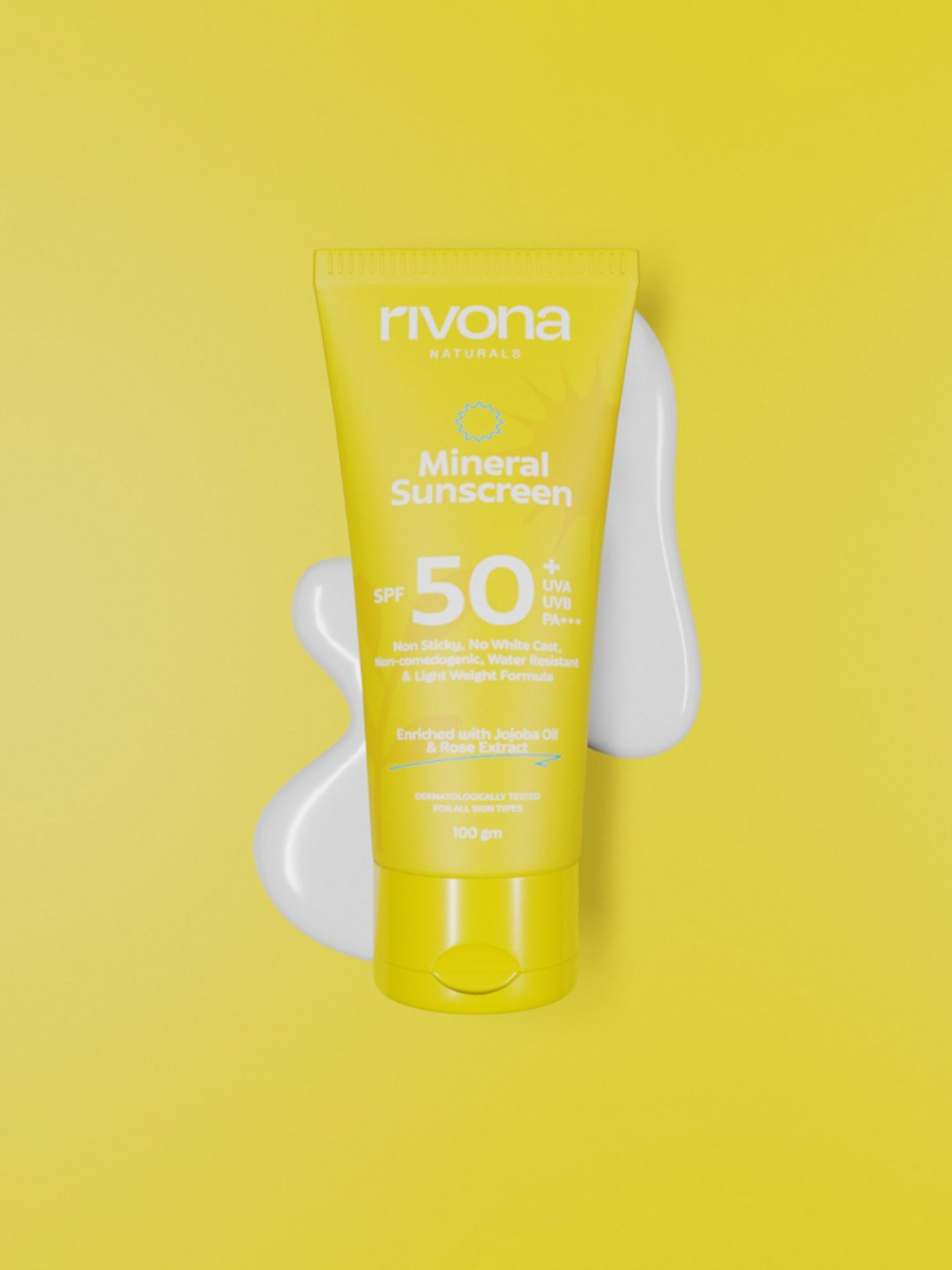 Rivona Naturals Mineral Sunscreen SPF 50+ - 100 gm