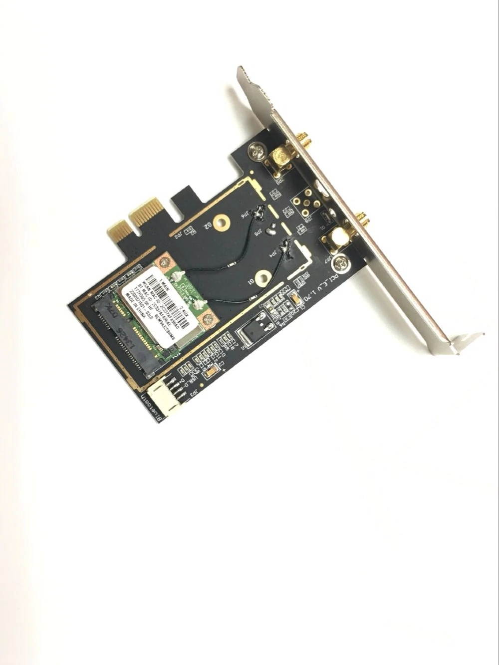 Desktop Broadcom BCM943228HMB 2.4Ghz&5Ghz 802.11abgn BT Bluetooth 4.0 Half MINI PCI-1X Wifi Card