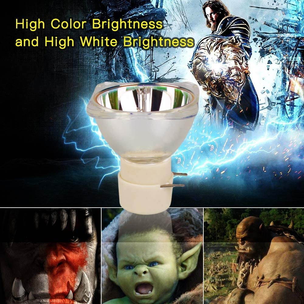 OMAIC Projector Lamp Bulb for Epson ELPLP67/ V13H010L67 Home Cinema PowerLite 500 707 710HD 750HD, W12 S12 EX5210 EX7210 EX3210 EX3212 VS210 VS220 X12 Replacement Projector Lamp/Bulb