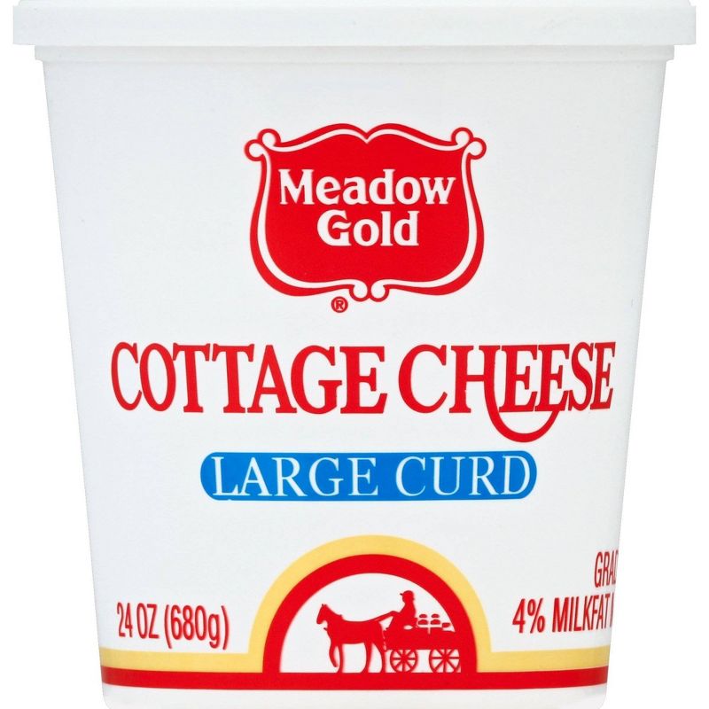 Meadow Gold Large Curd Cottage Cheese - 24oz