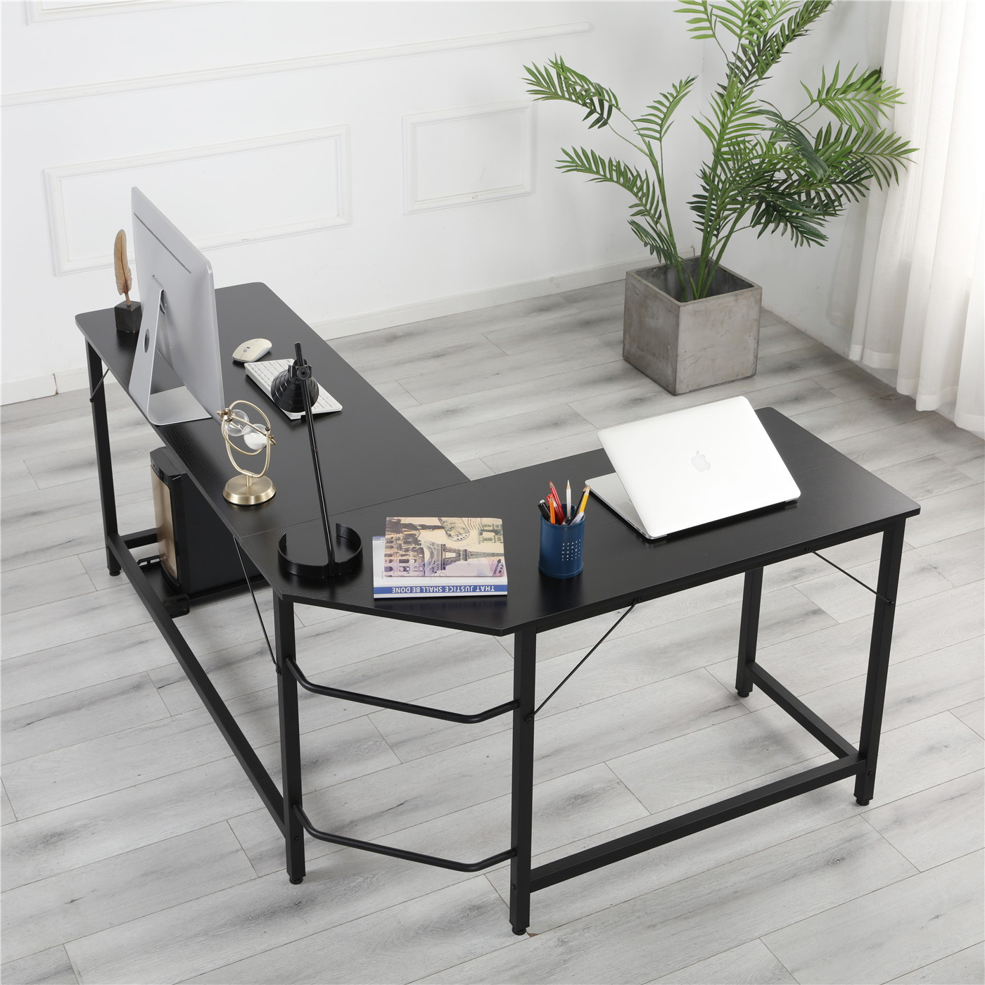 compute desk ,metal frame ,suit for home office