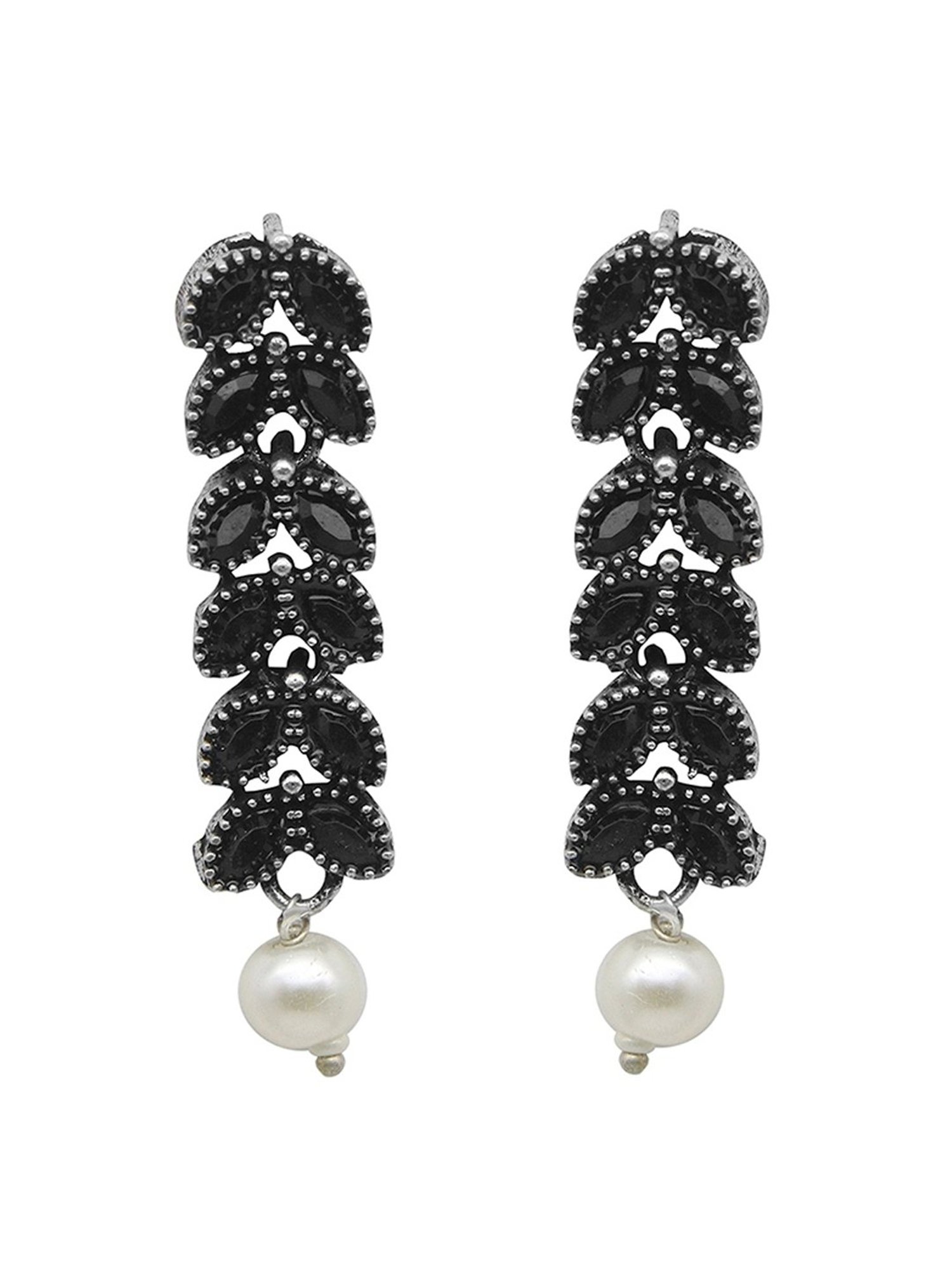 Bold By Priyaasi Men's Stylish Silver-Plated Dumbbell Pendant on a Trendy Chain