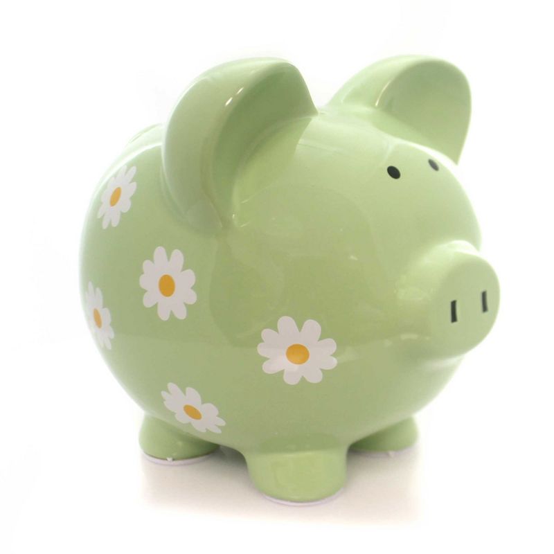 Bank 7.5" Daisy Piggy Bank Baby Birth Birthday Gift  -  Decorative Banks