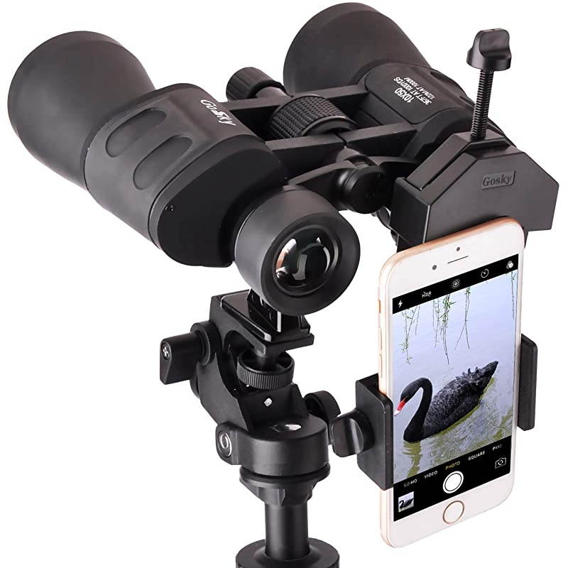 Universal Cell Phone Adapter Mount Compatible with Binocular Monocular Spotting Scope Telescope Microscopefor Phone Sony Samsung Etc Standard Type+ Wire Shutter