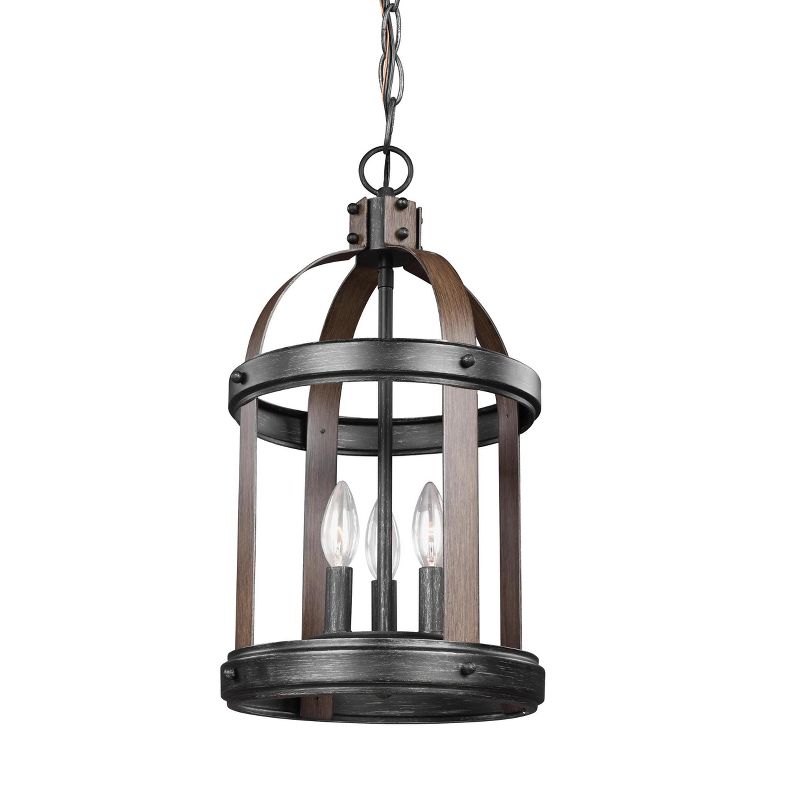 Generation Lighting Lonoke 3 light Stardust Pendant 5140703-846