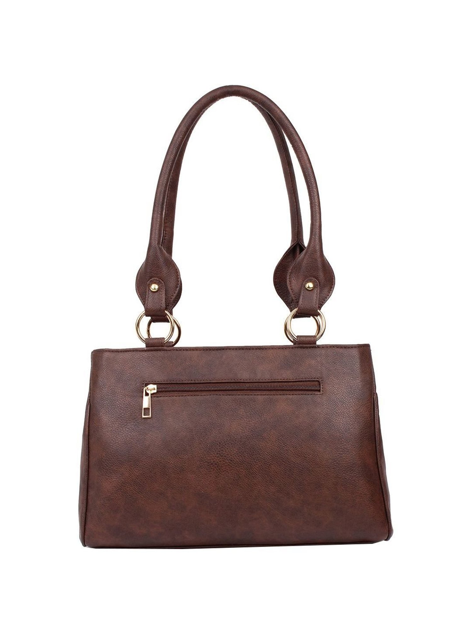 Spice Art Brown Embellished Large Shoulder Bag