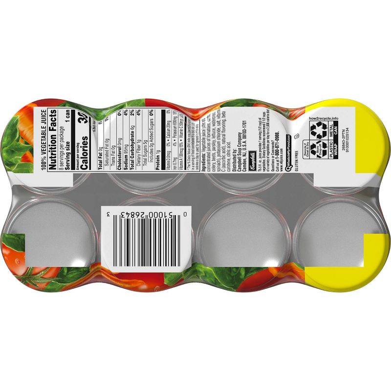V8 Original Low Sodium 100% Vegetable Juice - 8pk/5.5 fl oz Cans