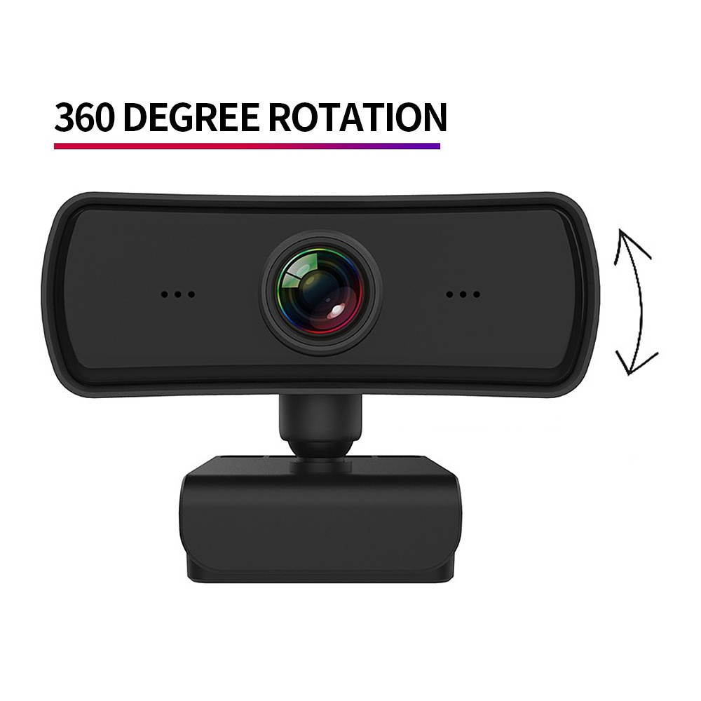 1440P Webcam USB2.0 Autofocus Video Webcam with Noise-reduction Microphone for PC/Laptop with 3M Extension Cable