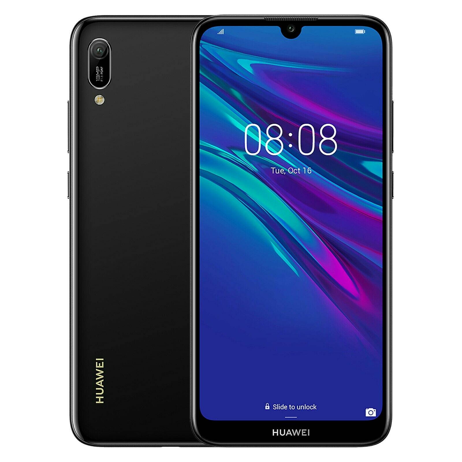 Huawei Y6 (2019) Single-SIM 32GB (GSM Only | No CDMA) Factory Unlocked 4G/LTE Smartphone - Sapphire Blue