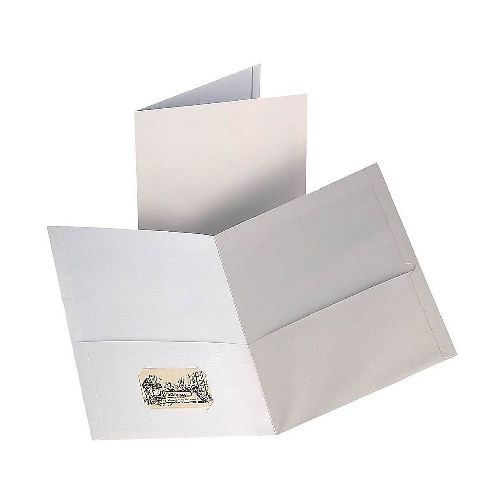 Staples 2-Pocket Folders White 10/Pack (13384-CC)