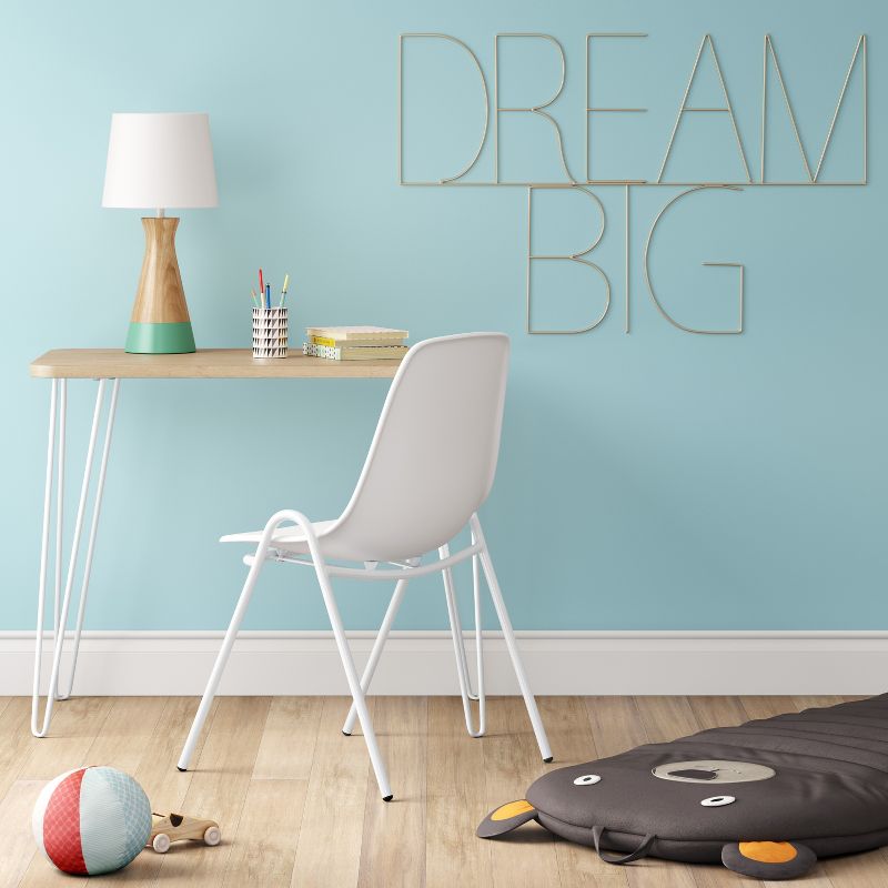 Landry Kids' Hairpin Desk Natural/White - Pillowfort™