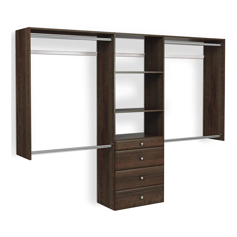 Honey-Can-Do 2-Tier Nesting Bamboo Shoe Rack